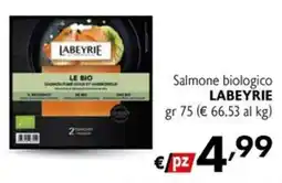 Maxi Supermercati Salmone biologico LABEYRIE offerta