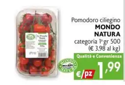 Maxi Supermercati Pomodoro ciliegino MONDO NATURA offerta