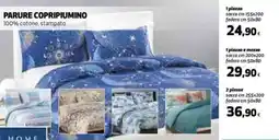Extracoop Parure copripiumino 100% cotone, stampato offerta