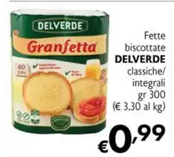 Maxi Supermercati Fette biscottate Delverde offerta