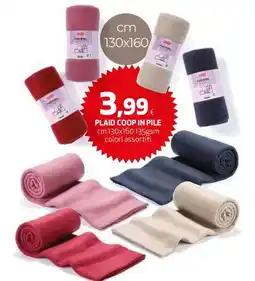 Extracoop Plaid Coop in pile offerta