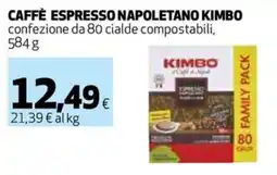 Extracoop Caffè espresso napoletano Kimbo offerta
