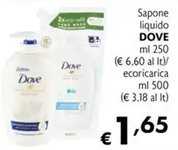 Maxi Supermercati Sapone liquido Dove offerta