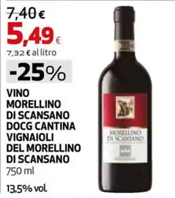 Extracoop Vino Morellino di Scansano DOCG Cantina Vignaioli del Morellino di Scansano offerta