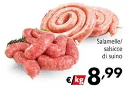 Maxi Supermercati Salamelle/salsicce di suino offerta