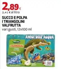 Extracoop Succo e polpa i triangolini valfrutta offerta