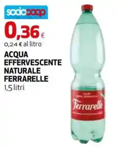 Extracoop Acqua effervescente naturale Ferrarelle offerta