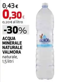 Extracoop Acqua minerale naturale Valmora offerta