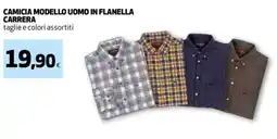 Extracoop Camicia modello uomo in flanella Carrera offerta