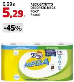 Extracoop Asciugatutto decorato Foxy Mega offerta