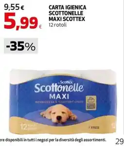Extracoop Carta igienica Scottonelle Maxi Scottex offerta