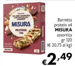 Maxi Supermercati Barretta protein Misura assortita offerta