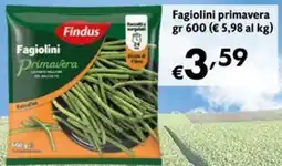 Maxi Supermercati Findus Fagiolini Primavera offerta
