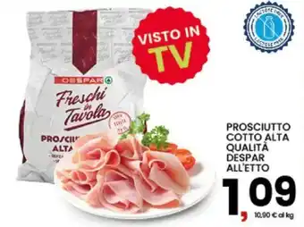 Prosciutto cotto alta qualità Despar