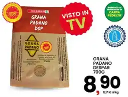 Interspar Grana Padano Despar offerta
