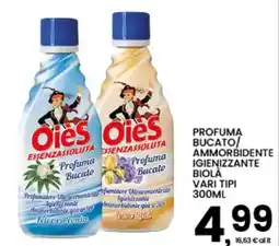 Interspar Oie's Essenzassoluta Profuma Bucato offerta