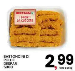Interspar Bastoncini di pollo Despar offerta