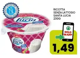 Interspar Ricotta senza lattosio Santa Lucia offerta