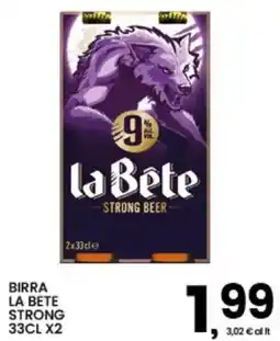 Interspar Birra La Bete Strong offerta