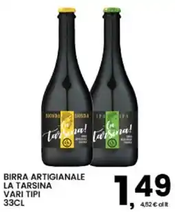 Interspar Birra artigianale La Tarsina offerta