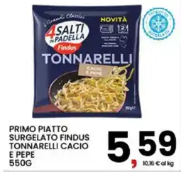 Interspar Tonnarelli cacio e pepe Findus offerta
