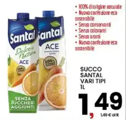 Interspar Succo Santal vari tipi offerta