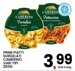 Interspar Primi piatti surgelati Camerino vari tipi offerta