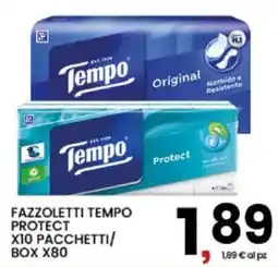 Interspar Fazzoletti Tempo Protect offerta