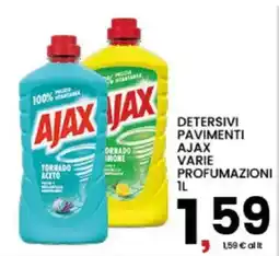 Interspar Detersivi pavimenti Ajax varie profumazioni offerta