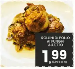 Interspar Rollini di pollo ai funghi all'etto offerta