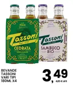 Interspar Beverande Tassoni vari tipi offerta