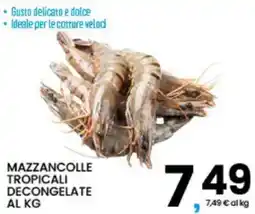 Interspar Mazzancolle tropicali decongelate offerta