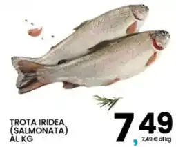 Interspar Trota iridea (salmonata) offerta