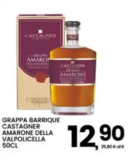 Interspar Grappa barrique castagner amarone della valpolicella offerta