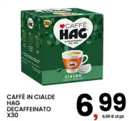 Interspar Caffè in cialde Hag decaffeinato offerta
