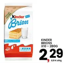 Interspar Kinder Brioss offerta