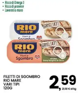 Interspar Filetti di sgombro Rio Mare offerta