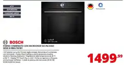 Comet Forno combinato con microonde da incasso Serie 8 HMG7361B1 offerta