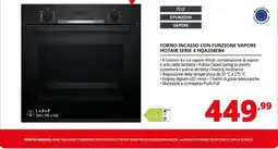 Comet Forno incasso con funzione vapore Hotair serie 4 offerta