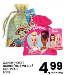 Interspar Candy Poket Barbie/Hot Weels/One Piece offerta
