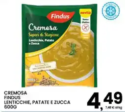Interspar Cremosa Findus Lenticchie, Patate e Zucca offerta