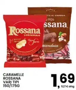 Interspar Caramelle Rossana vari tipi offerta