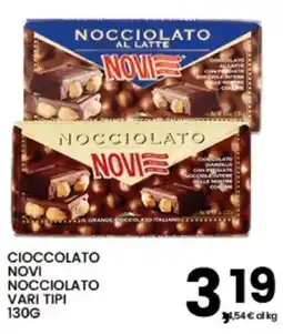 Interspar Cioccolato Novi nocciolato offerta