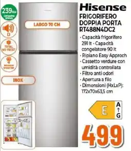 Expert Hisense frigorifero doppia porta offerta