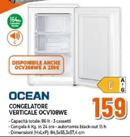 Expert Ocean congelatore verticale offerta