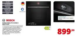 Comet Forno pirolitico serie 8 Bosch offerta
