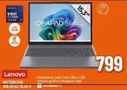Expert Lenovo NOTEBOOK IDEAPAD SLIM 3 offerta