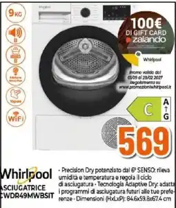 Expert Whirlpool asciugatrice offerta