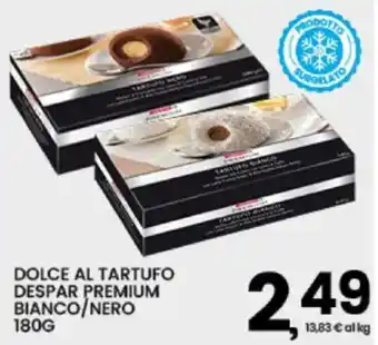 Dolce al tartufo Despar Premium Bianco/Nero