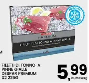 Filetti di tonno a pinne gialle Despar Premium